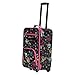 Rockland Fashion Softside Upright Luggage Set,Expandable, Wheel, Telescopic Handle, Peace, 2-Piece (14/19)