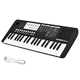 ONETONE ワントーン 電子キーボード ミニ37鍵盤 LEDディスプレイ搭載 USB-MIDI対応 日本語表記 OTK-37M/BK (USBケーブル付き)