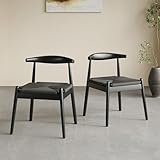 Soohow Dining Chairs Set of 2, Mid Century Modern Kitchen & Dining Room Chairs for Dining Room,Dining Table Chairs with Solid Wood Legs