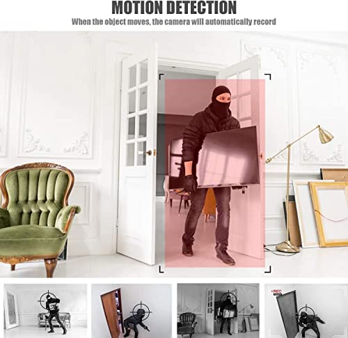 Neruyinso Mini Spy Camera Wireless Hidden Camera No Wifi Needed Portable Small Camera With Motion Detection And Night Vision Nanny Cam For Home Security Wereless Pet Camera For Cat/Cop Cam #TOP3