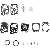 YJDOORPLAY Vergaser Reparatur Kraftstoffleitung Kit, für GX35 GX25 HHB25 HHH25 K20 WY, Dichtung Vergaser Reparaturset, Kompatibel mit Kleinmotor