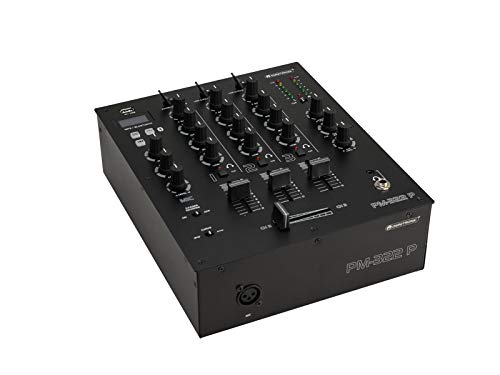 OMNITRONIC PM-322P Table de mixage DJ à 3 canaux avec Bluetooth et lecteur USB