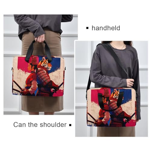 Bolsa para laptop con estampado y múltiples bolsillos miniatura 2
