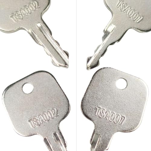 TSA007 TSA002 Chaves mestras para substituição de bagagem para bagagem mala alfandegária (TSA007 TSA