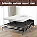 Folding Spring Box, Breathable, Noise Minimizing, Moisture Resistant Bunkieboards,Low Profile Bed Support,Large Double Bed 10mm Bunkie Board, Twin Size 75x38'' ﻿