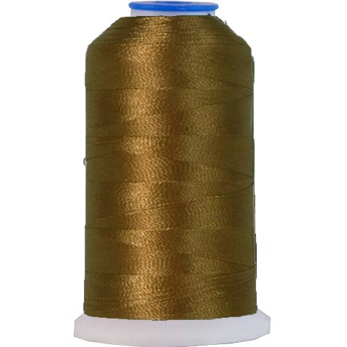 Image of ThreadArt Polyester Machine Embroidery Thread, 1000M 40wt, Medium Tan 408