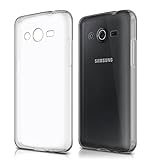 funda silicona samsung core 2 Ultra FINA y ligera, no notará que la lleva puesta. Compatible con cristal templado o vidrio templados