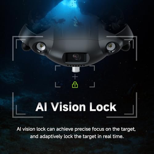 【2025 New】QYSEA FIFISH V6 Expert M200A Underwater Drone with Robotic Arm, AI Vision Lock, Underwater Robot with Industrial Case, 6 Hours Working Time, 4K Camera, 660ft Dive - Image 7