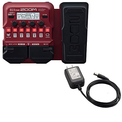 ZOOM B1 FOUR ベース用マルチエフェクター 本体 対応アダプター付き Amazon | ZOOM B1X FOUR 純正アダプターセット ベース用マルチ