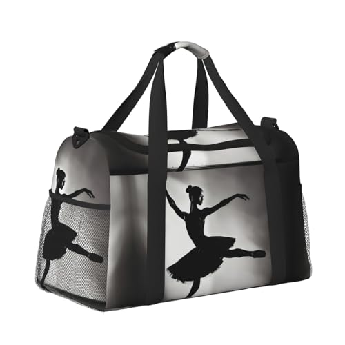 Ballerina Dance print Personal Item Bag Large Duffel Bag Travel Bag Weekender Bag Gym Bag Tote Duffel bag3