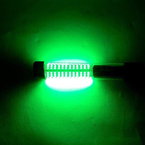 Led Night Fishing Light 12V 108 Leds 10.8W Underwater Night Fishing Finder Light, 1080Lm Green Submersible Fishing Attracting With 5M Power Cord #TOP2