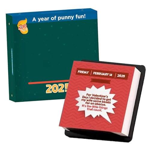 Calendar Joke 2025, Daily Joke Calendar, Page-A-Day Calendar, Daily Jokes Desk Calendar, Funny Joke Calendar, Tear-Off Joke Calendar, Christmas Joke Calendar, Birthday Joke Calendar for Home