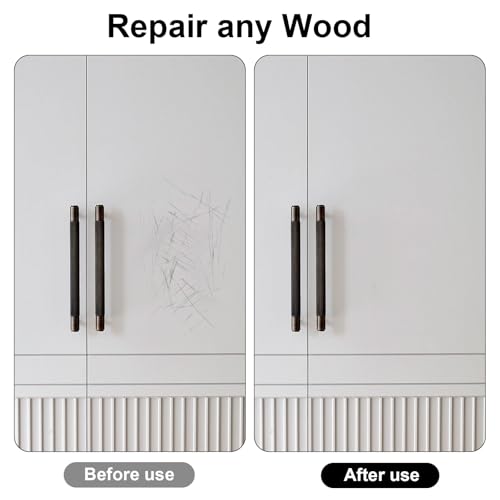 10 Stück Laminat Reparaturset Hartwachs Reparaturset Parkett Reparaturset Vinyl Reparaturset für Laminat Parkett Vinylboden Holz Reparaturset für Auffüllen Reparieren von Kratzern und Löchern