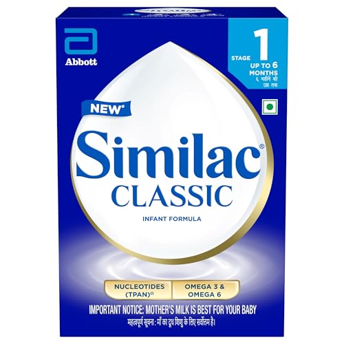 Image of Similac Classic Stage 1 (Up to 6 months) Infant Formula -800 Gms Powder