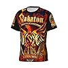 Sabaton Men's Tee Shirts Short Sleeve Black T-Shirt Round Neck Soft Tshirt for Men Fans Gifts Merch Clothes Novelty Tops 3XL #3