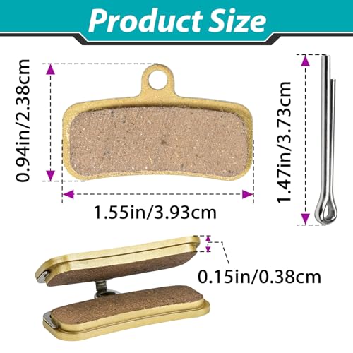 Image of 8Pcs Brake Pads Compatible with Surron Light Bee X /S, Talaria Sting MX3 /MX4