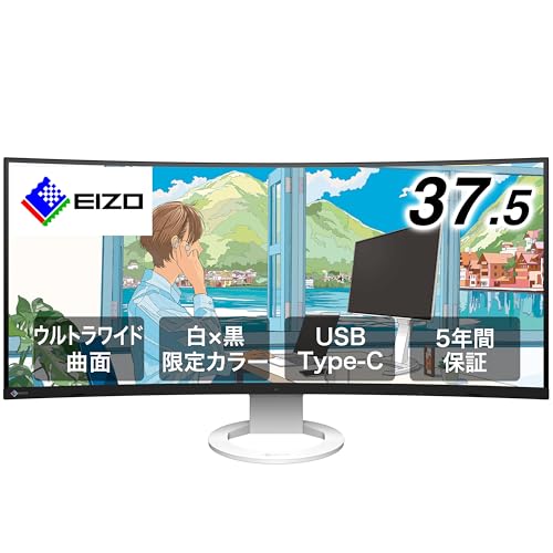 Amazon.co.jp: 【限定カラー】EIZO ビジネス向けウルトラワイド曲面