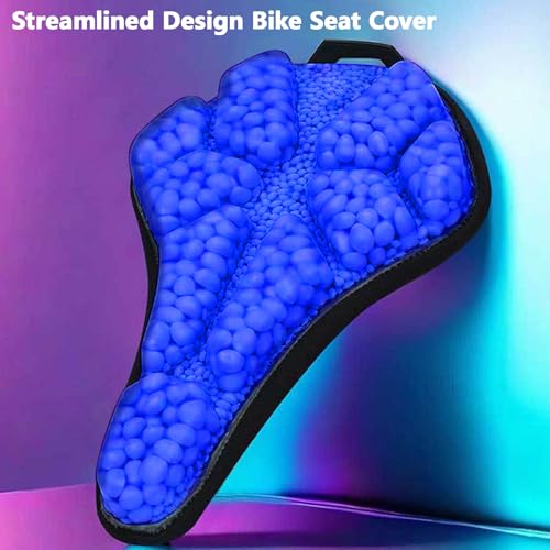 Coussin canal pour selle de vélo contre les douleurs d'assise