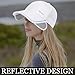 2Pcs Mesh Back Baseball Cap with Retractable Brim for Men Women UV Sun Protection Breathable Tennis Golf Visors Hats