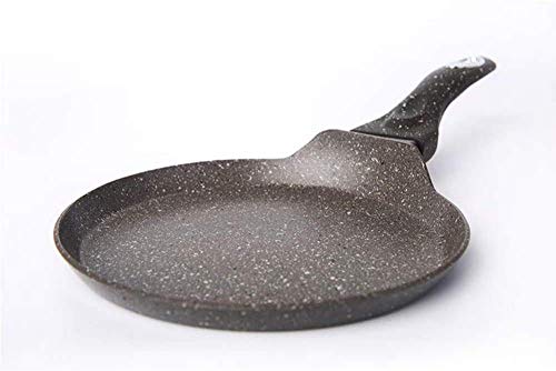JFGCTYHXY sartén cuadrada, Máquina for hacer tortillas en sartén, huevo frito, pan de pita, crepes rebozadas piedra Maifan