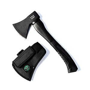 Camping Axe – Camping Hatchet with Sheath -Survival Throwing Axe – Survival Hatchets for Camping and Chopping Wood – Tactical and Survival Hatchet – Bushcraft Axe for Camping