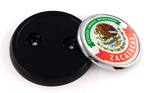 Parrilla de coche de Zacatecas México en color negro para lucir tu orgullo en la carretera