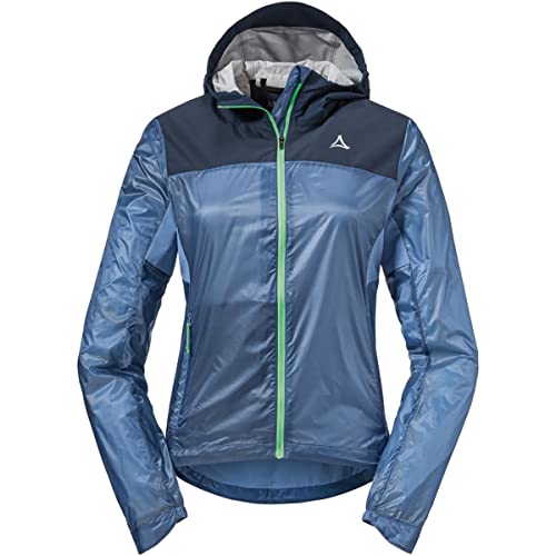 Veste Schöffel Hybrid Flow Trail bleu zen 38 coupe-vent de qualité supérieure pour cycliste