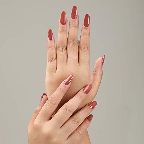 Image of Warm Brown Professional Nail Polish | Long Lasting, Quick Dry, Chip Resistant, High Shine Nail Paint | Smooth & Easy Application, Vibrant Trendy Shades for Women & Girls Party Daily Use 15ml