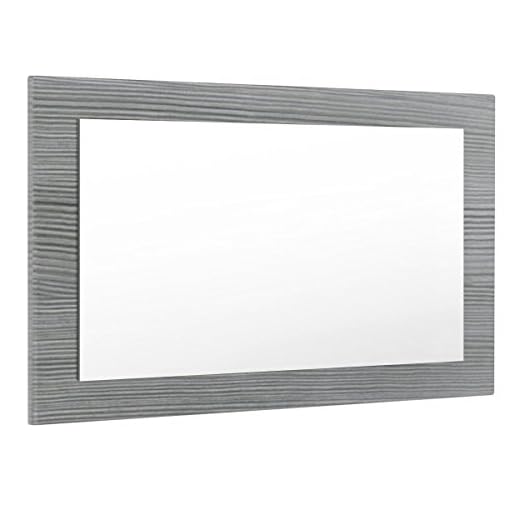 Vladon Espejo de Pared Lima 89cm en Avola Antracita