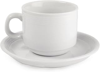 Olympia U084 Linear Stapeln, Tee Tasse, weiß (12 Stück)