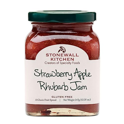 Stonewall Kitchen Strawberry Apple Rhubarb Jam, 12.5 oz