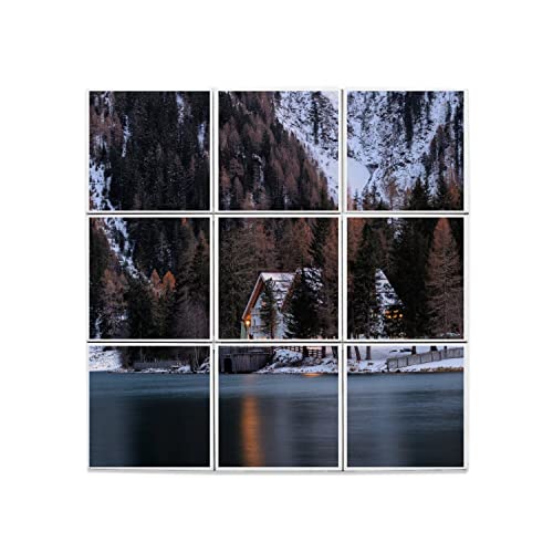 Carreaux céramique décoratifs pour transformer un mur blanc en chalet