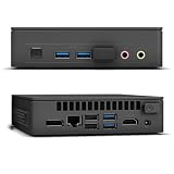 Intel NUC 11 Essential Atlas Canyon Mini PC (NUC11ATKC2), Celeron N4505 (bis zu 2,9 GHz Burst, 2 Kerne, 2 Threads, 10W), Intel UHD Grafik, 2X 4K Unterstützung, Bluetooth 5.1 (8GB RAM + 512GB SSD)