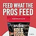 Blue Ridge Koi Fish Food 2lb - Koi Food 3/16” Large and Mini Blend Growth Formula, Goldfish Food, Premium Fish Food for Ponds, Ponds Fish Food, Floating Pond Pellets