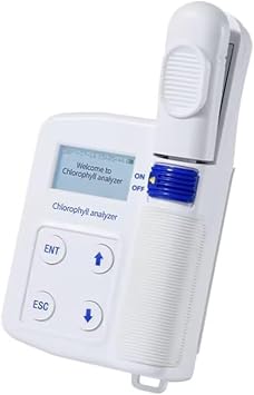 Digital Chlorophyll Meter Tester Plant Nutrition Detector Nitrogen Content Testing Instrument with Measuring Range 0.0 to 99.99 SPAD Including a Mainframe