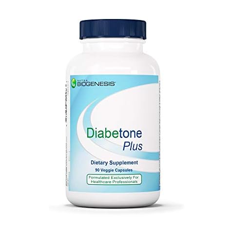Nutra BioGenesis - Diabetone Plus - Gymnema, Bitter Melon, Biotin and Chromium - 90 Capsules Cover