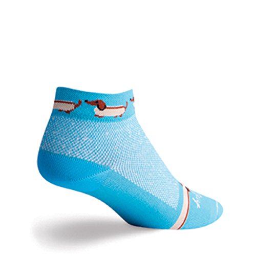 SockGuy, Weiner Dog, Classic Sock, Sporty and Stylish, 1 Inch - Small/Medium