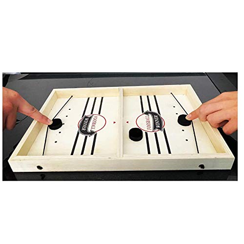 Beautsdf Foosball Winner Board Games, Table Games Desktop 2 in 1 Game Portable
