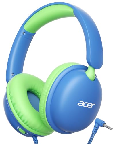 Image of Acer OHW355 Kids Headphones with Cord for School,Over Ear Wired Headphones