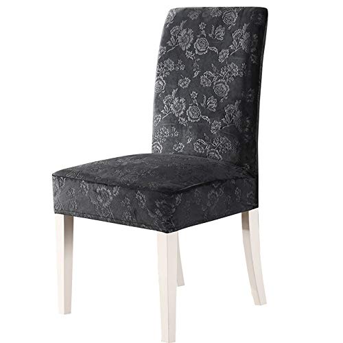 Housse de chaise salle à manger en relief 3D chic et extensible
