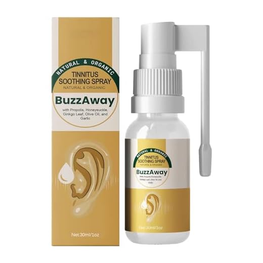Alivio del tinnitus para el zumbido de oídos | Alivio del tinnitus de 30 ml para zumbidos en los oídos | Spray para el cuidado de la limpieza de cerumen y dispositivo para aliviar el tinnitus Fenhua
