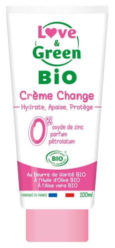 Love & Green - Crème change 100ml - Fabriqué en France