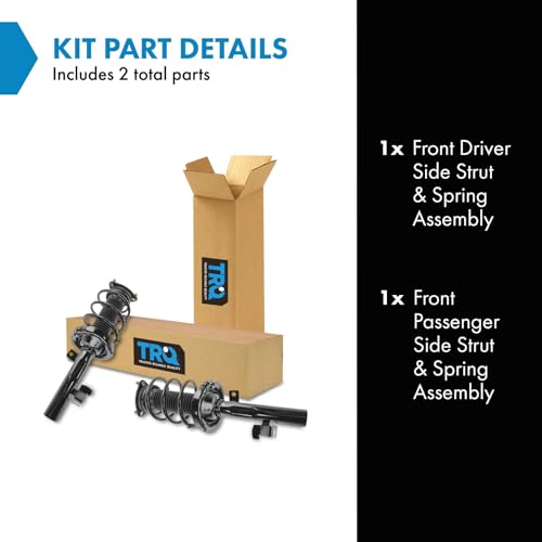 Image of TRQ Front Strut and Spring Assembly Set Loaded Pre-Assembled Compatible with 04-13 Mazda 3 06-10 5