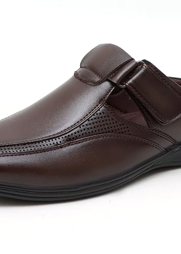Image of BRUTE Leather Sandals for Men | Fisherman Sandals | Half Sandals