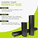 ProsourceFit High Density Foam Rollers 12 - inches long. Firm Full Body Athletic Massager for Back Stretching, Yoga, Pilates, Post Workout Trigger Point Release, Black