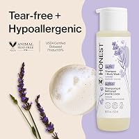 The Honest Company Shampoo & Body Wash, Tear-Free, Lavender Calm, 18 fl oz — image 2