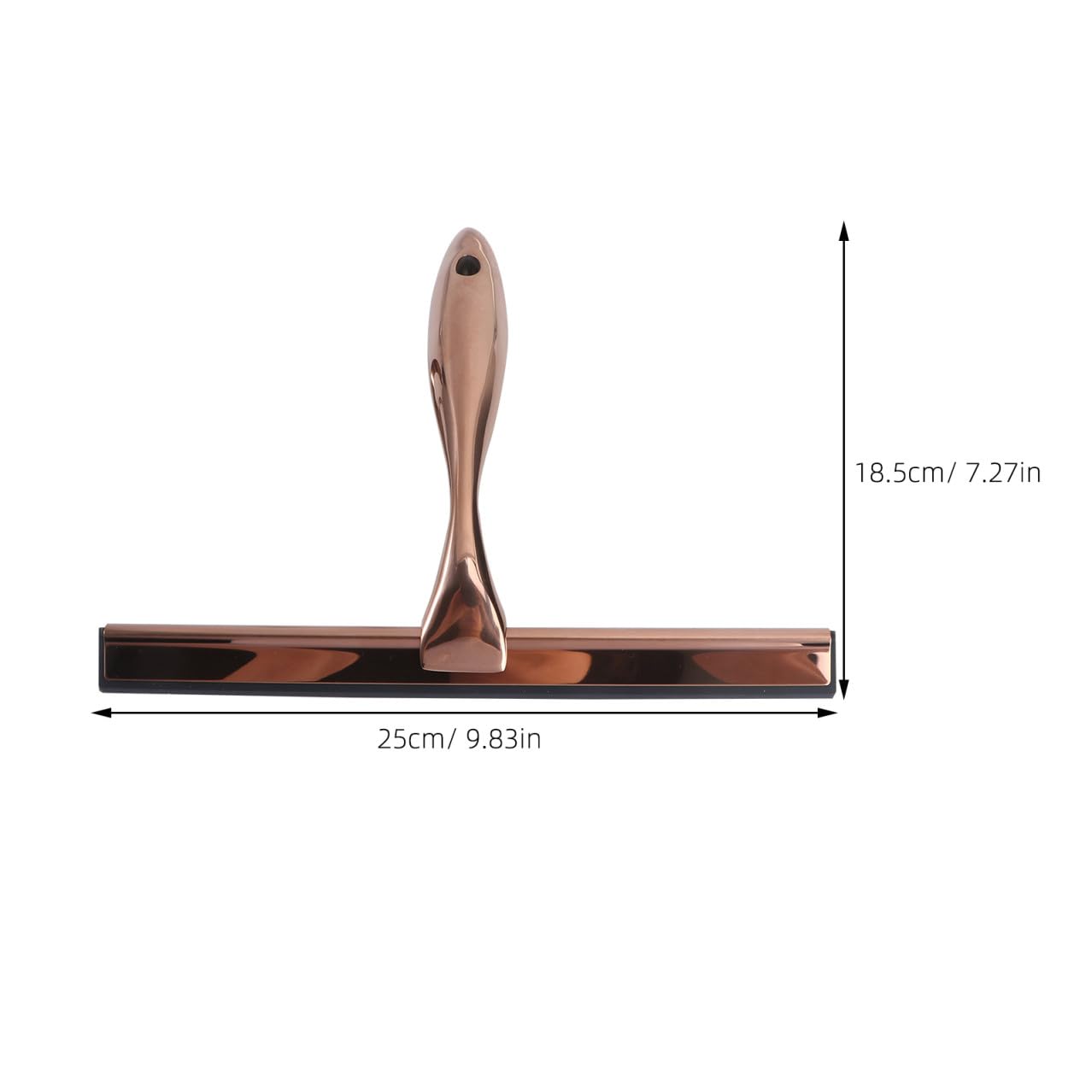 Limpiador Multiusos Mango Corto de Acero Inoxidable para Limpieza Eficaz Raspador Resistente para Ventanas y Mamparas de Baño y Cocina