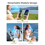 Aecooly Portable Fan with Power Bank, 36ft/s Poweful Handheld Fan - Image 6