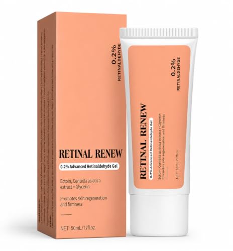 Image of Clinical 0.2% Retinaldehyde Face Serum 50ml - Fast Anti Aging Retinal Skin Booster with Ectoin & Cica - Gentle Retinol Alternative Cream Gel for Fine Lines, Dark Spots, Deep Wrinkles, Acne Scars
