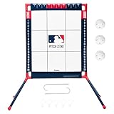 Franklin Sports MLB Baseball Pitch Zone Pitching Target - Kids Strike Zone Trainer for Backyard Games + Practice + (3) Plastic Balls - Fun Youth Baseball Toy - Ages 6+
